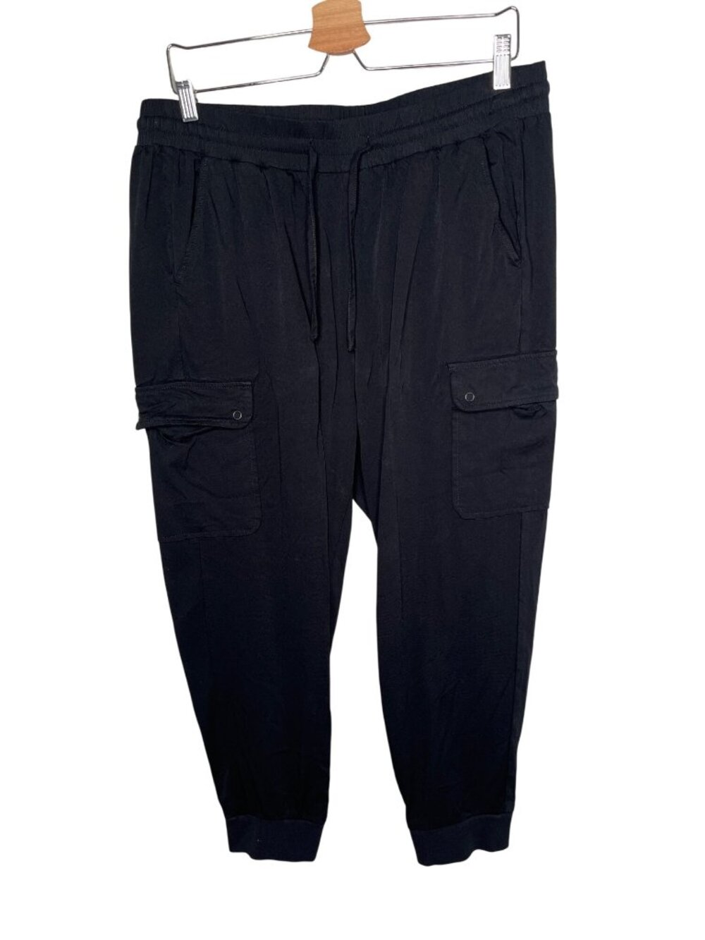Torrid Womens Black Cargo Jogger Drawstring Pants Size 1X